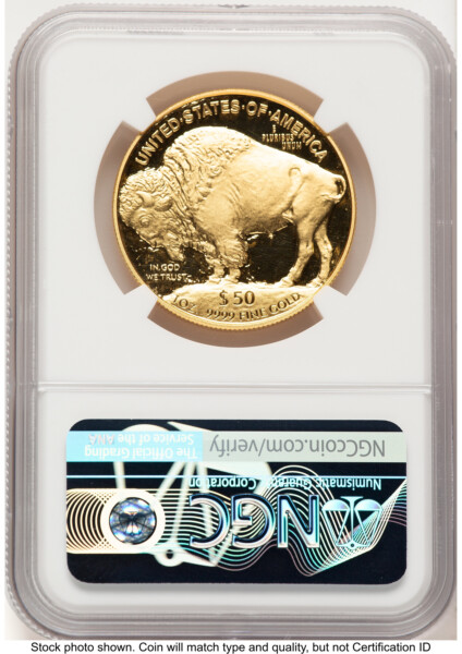 2006-W Proof Gold Buffalo 1 oz Mike Castle 70 NGC