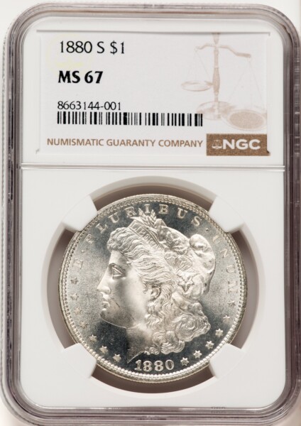 1880-S S$1 67 NGC