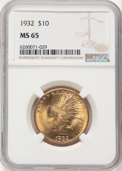 1932 $10 65 NGC