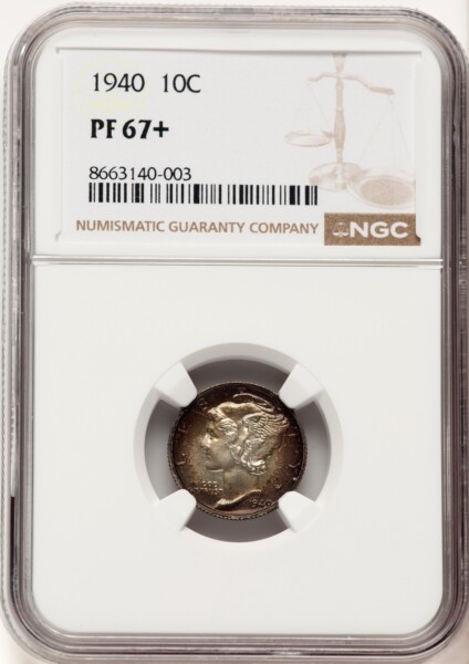 1940 10C NGC Plus 67 NGC