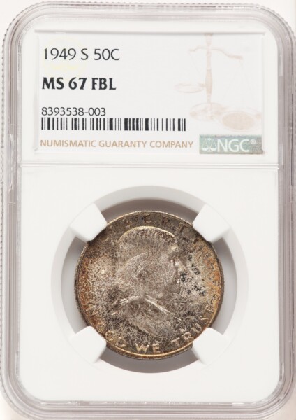 1949-S 50C, FL 67 NGC
