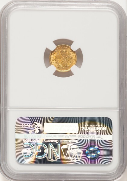 1853 G$1 58 NGC