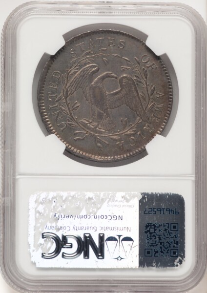 1795 $1 B-1, BB-21, MS 58 NGC