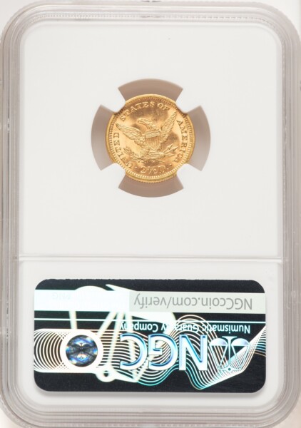 1878 $2 1/2 NGC Plus 65 NGC