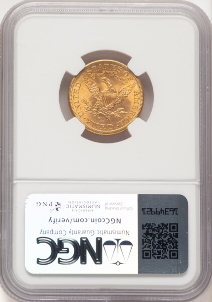 1885-S $5 67 NGC