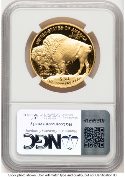 2024-W Proof Gold Buffalo 1 oz ER Mike Castle 70 NGC