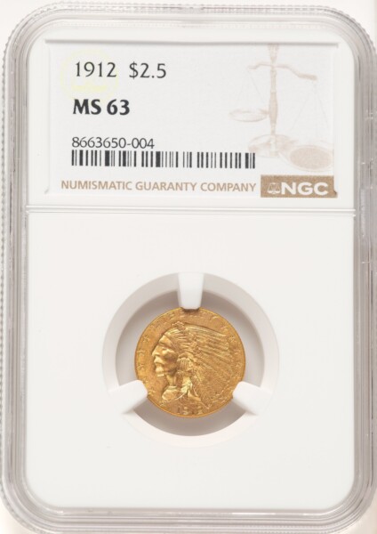 1912 $2 1/2 63 NGC