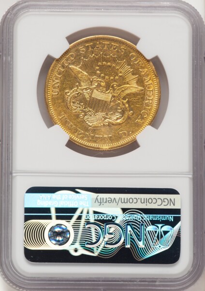 1861-O $20 55 NGC