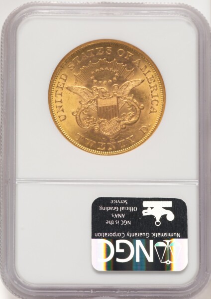 1857-S $20 62 NGC
