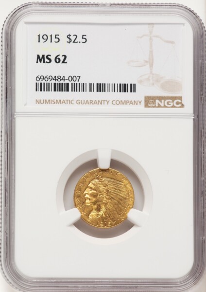 1915 $2 1/2 62 NGC