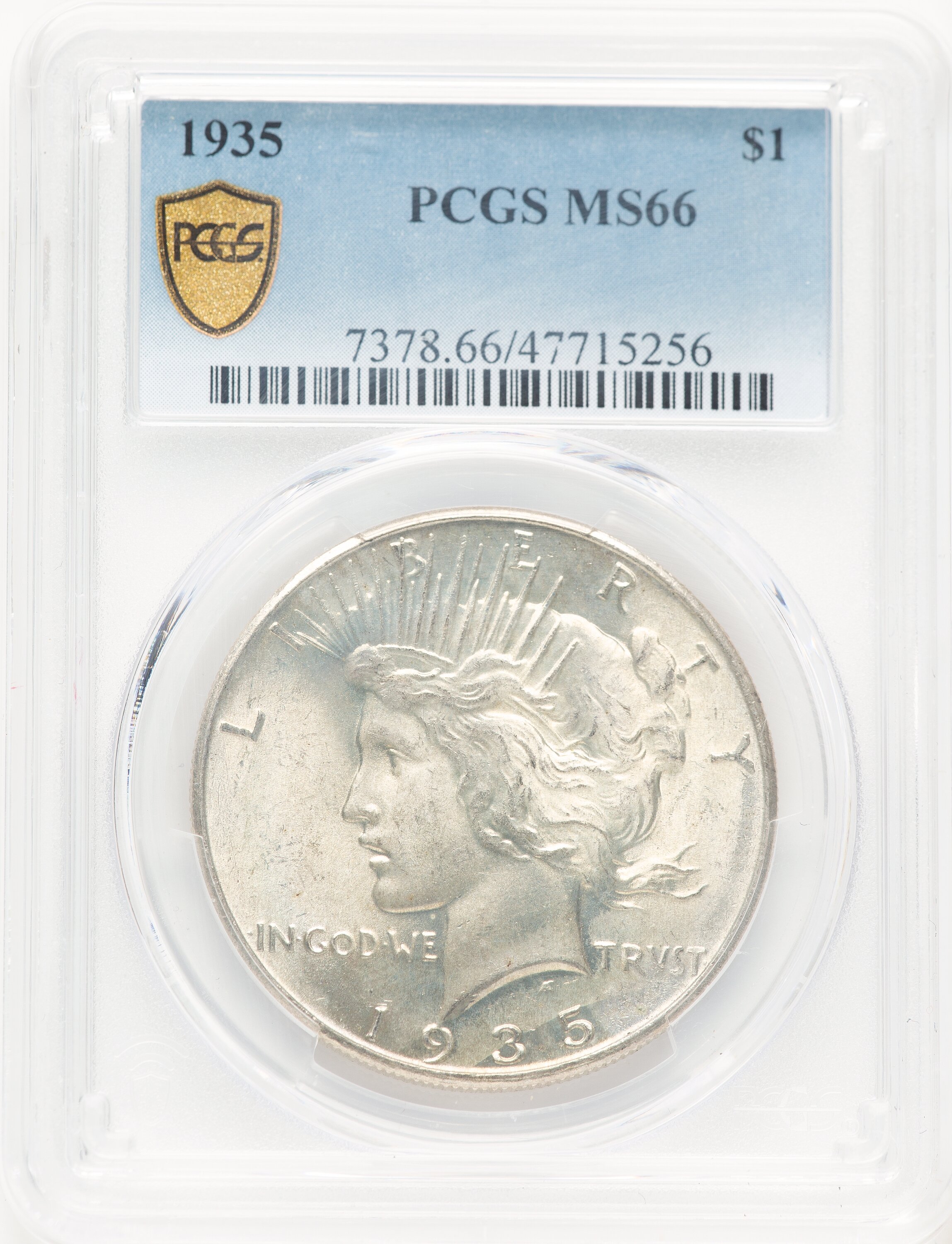 1935 S$1 PCGS Secure 66 PCGS