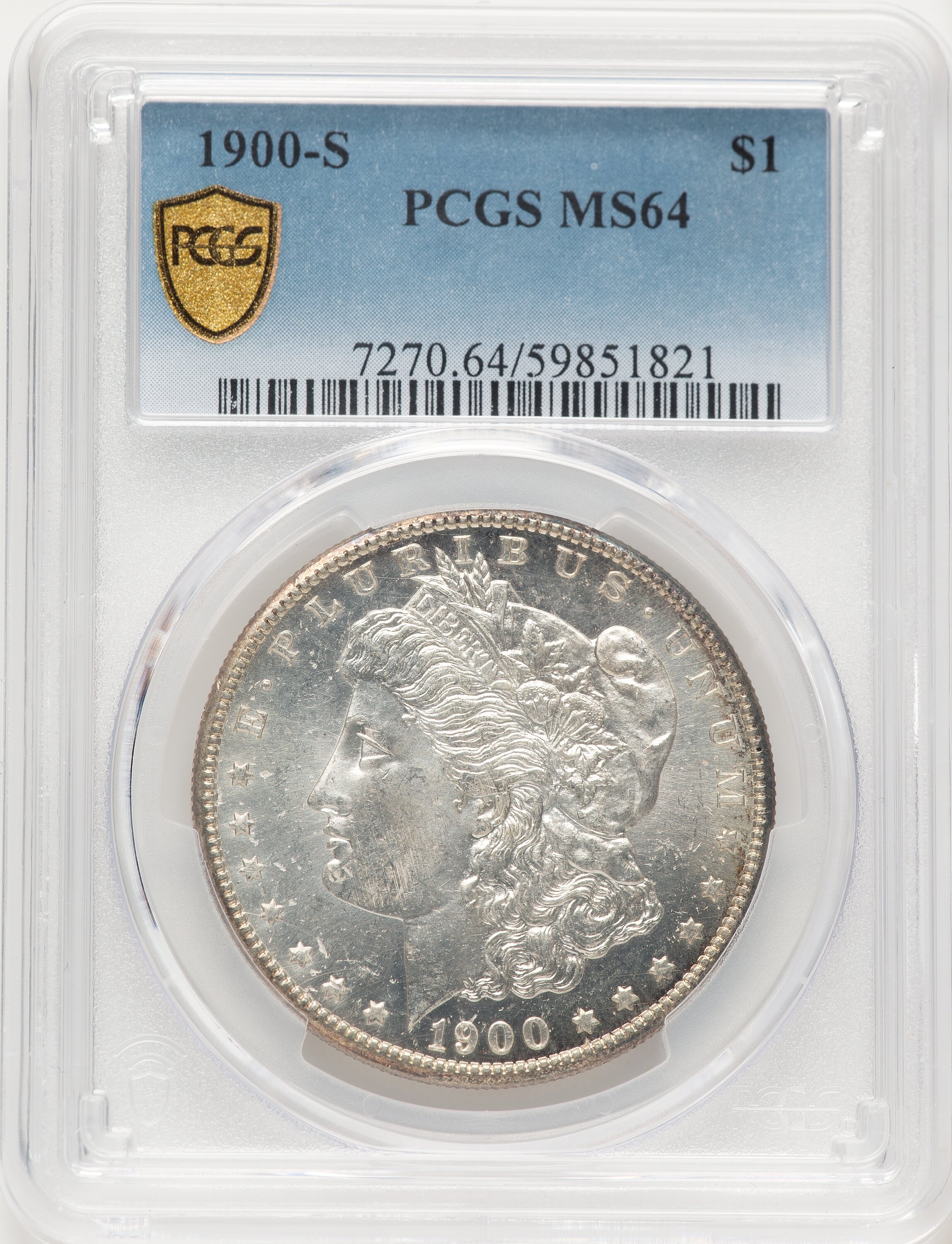 1900-S S$1 PCGS Secure 64 PCGS