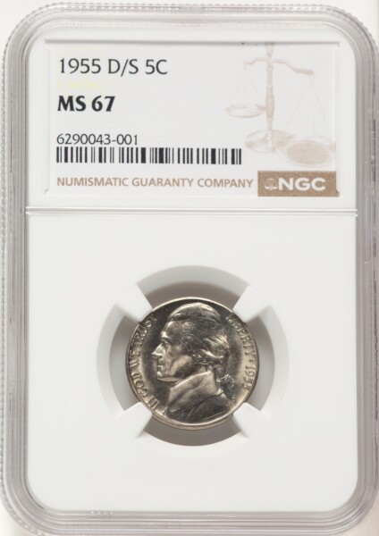 1955-D/S 5C 67 NGC
