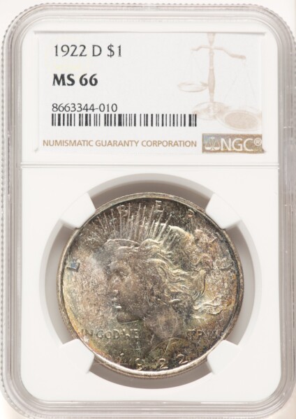 1922-D S$1 66 NGC