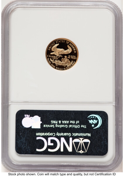 2006-W Proof Gold Eagle 1/10 oz Brown Label 70 NGC