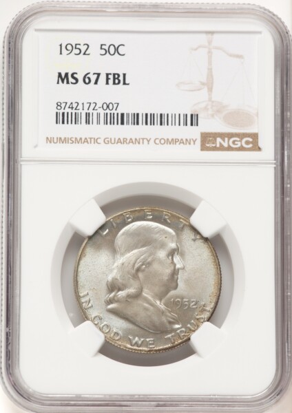 1952 50C, FL 67 NGC