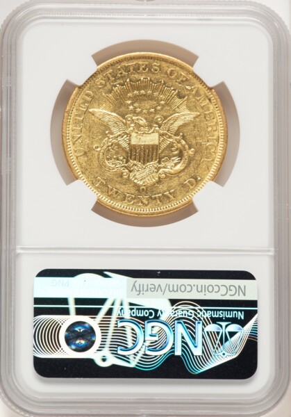 1861-O $20 55 NGC