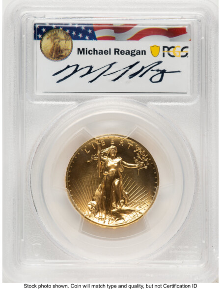 2009 G$20 Ultra High Relief Reagan Legacy Series Michael Reagan 70 PCGS