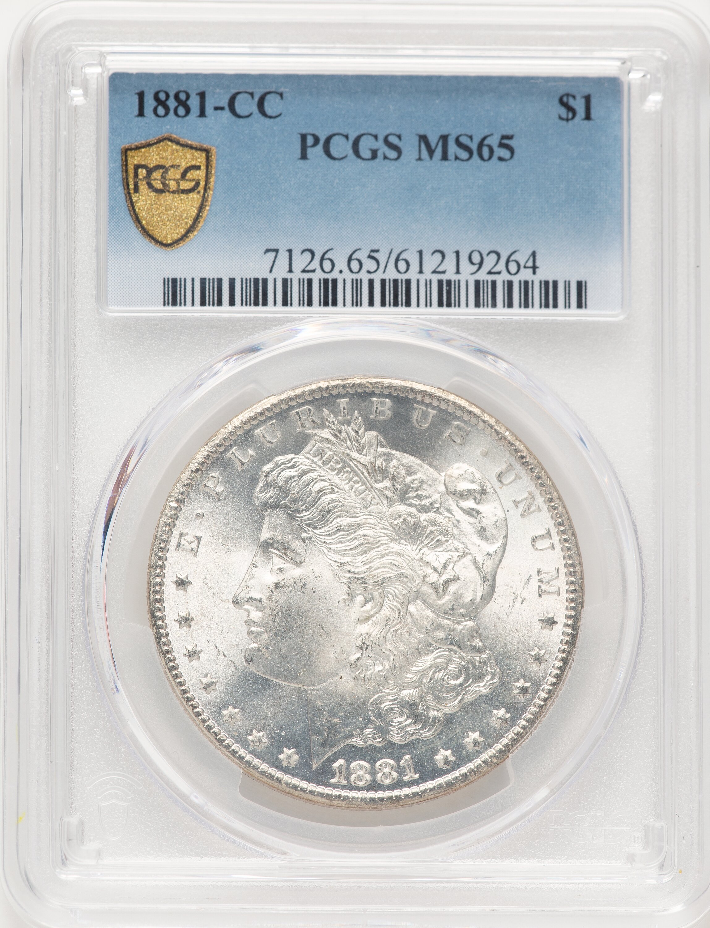 1881-CC S$1 PCGS Secure 65 PCGS