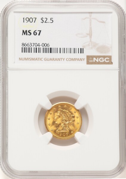 1907 $2 1/2 67 NGC
