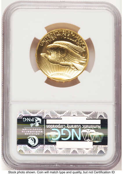 2009 G$20 Ultra High Relief Saint Gaudens Label 70 NGC