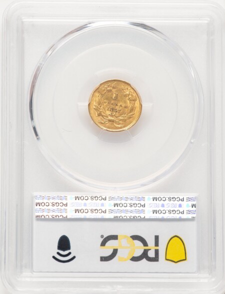 1857 G$1 62 PCGS