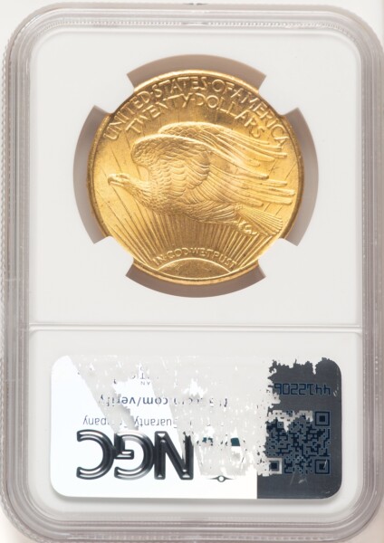1925 $20 NGC Plus 66 NGC