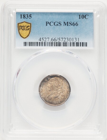 1835 10C PCGS Secure 66 PCGS