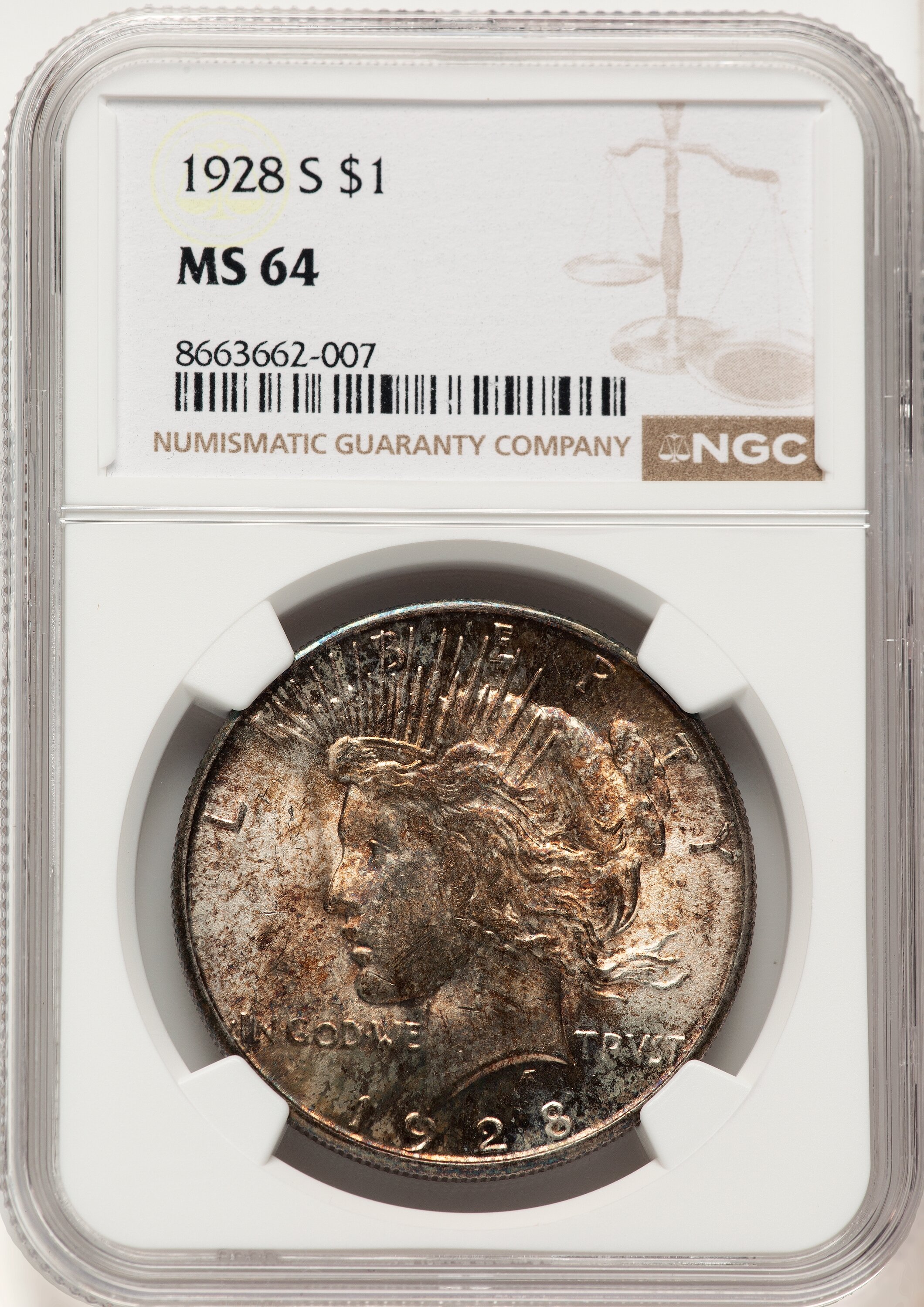 1928-S S$1 64 NGC