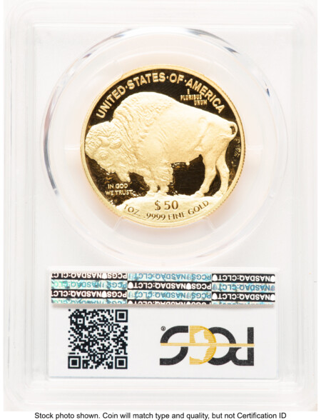 2009-W Proof Gold Buffalo 1 oz Blue Gradient 70 PCGS