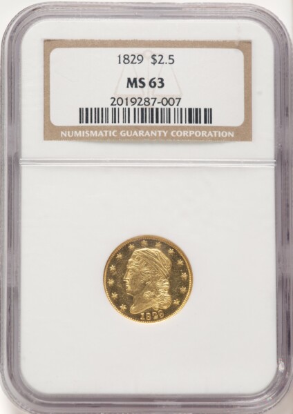 1829 $2 1/2 63 NGC