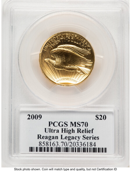 2009 G$20 Ultra High Relief Reagan Legacy Series Michael Reagan 70 PCGS