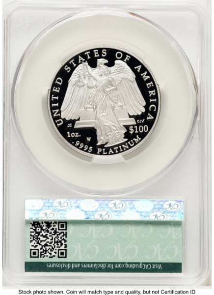 2008-W Proof Platinum Eagle 1 oz Non Designation 70 CACG
