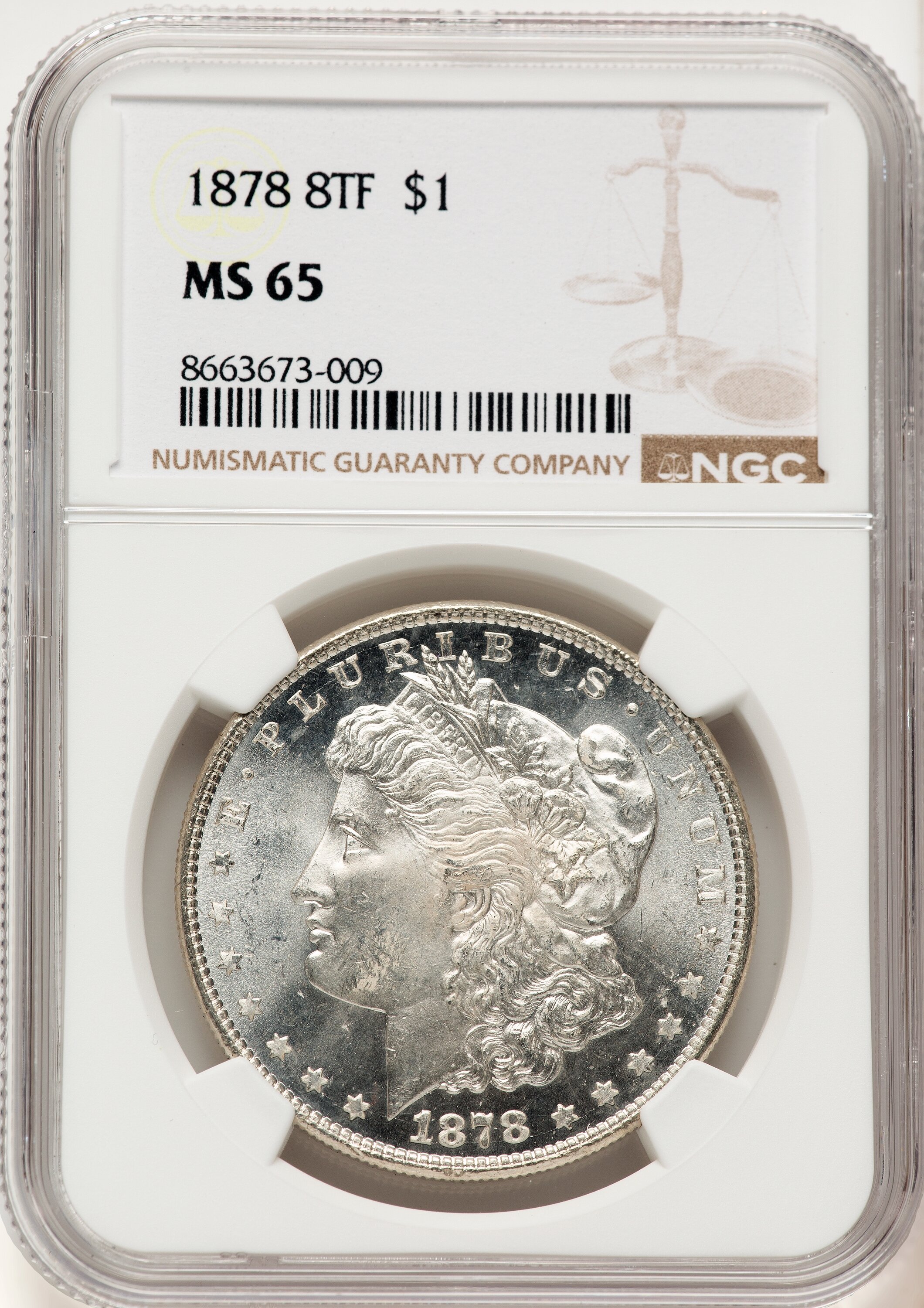 1878 8TF S$1 65 NGC