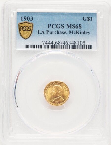 1903 G$1 MCKIN PCGS Secure 68 PCGS
