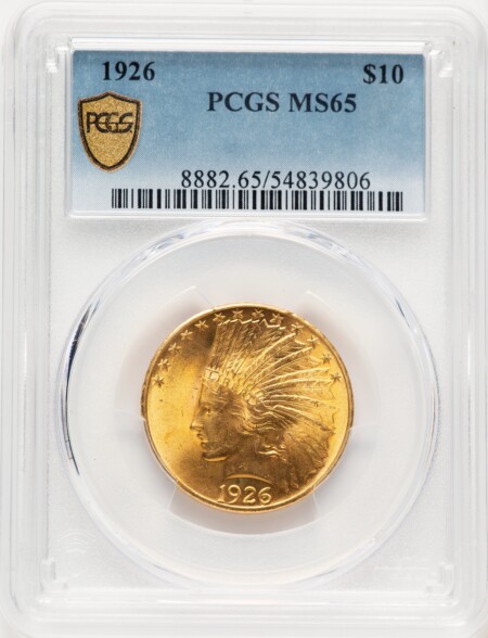 1926 $10 PCGS Secure 65 PCGS