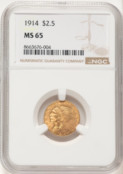 1914 $2 1/2 65 NGC