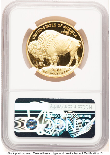 2012-W Proof Gold Buffalo 1 oz Brown Label 70 NGC