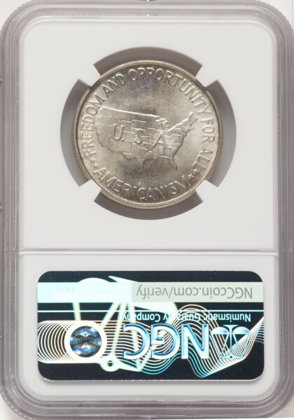 1952-D 50C Washington-Carver, MS 67 NGC