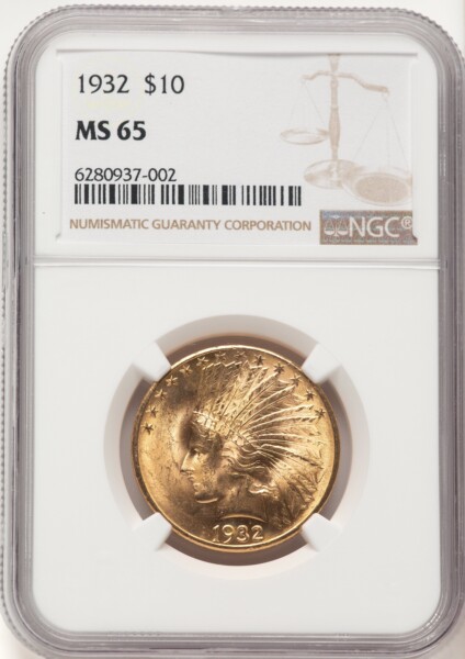 1932 $10 65 NGC