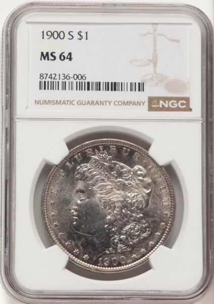 1900-S S$1 64 NGC