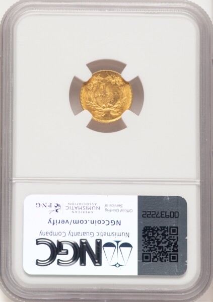 1855 G$1 Type Two, MS NGC Plus 64 NGC