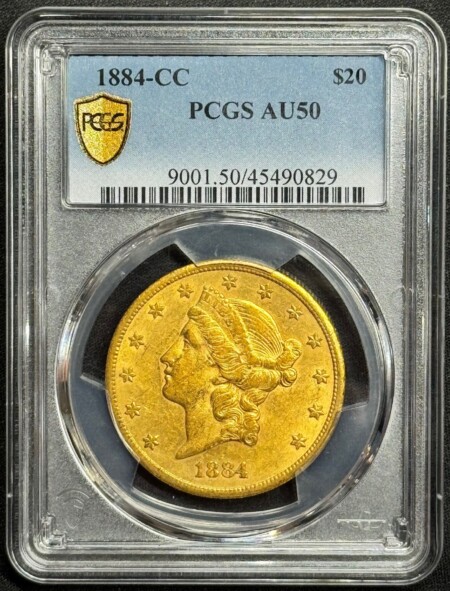 1884-CC $20 50 PCGS Secure