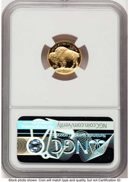 2008-W Proof Gold Buffalo 1/10 oz Thomas Uram 70 NGC