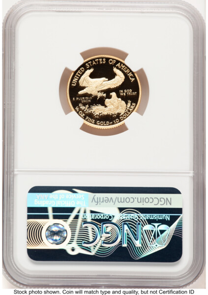 2020-W Proof Gold Eagle 1/4 oz FR John Mercanti 70 NGC
