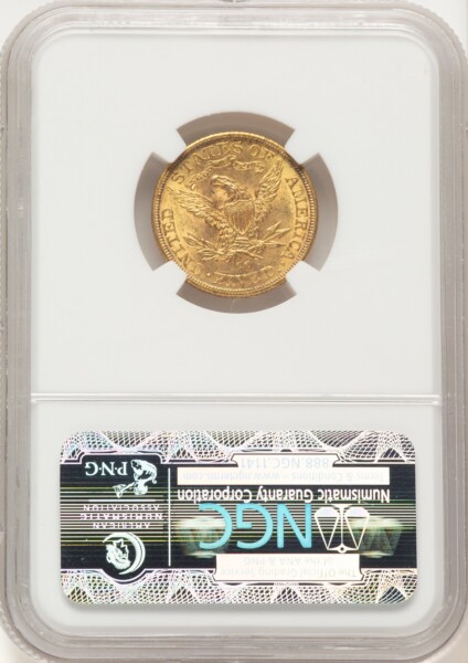 1891-CC $5 62 NGC