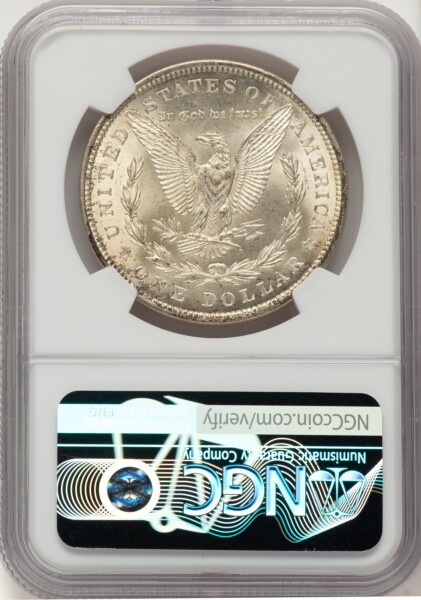1921 S$1 Morgan, MS 66 NGC