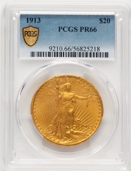 1913 $20 PCGS Secure 66 PCGS