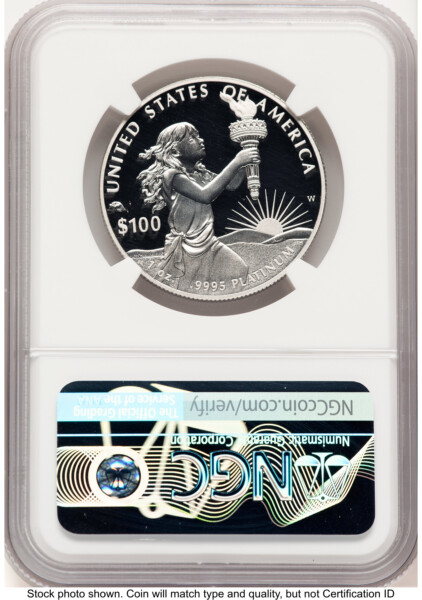 2014-W Proof Platinum Eagle 1 oz ER John Mercanti 70 NGC