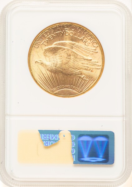 1909-S $20 CAC 63 NGC